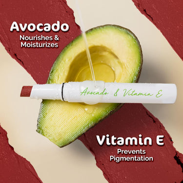 Mamaearth Moisture Matte Longstay Lipstick with Avocado Oil & Vitamin E for 12 Hour Long Stay - 2 g (Raisin Punch)